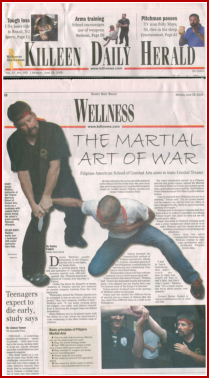 Newspaper article of School Opening in Killeen Texas June 2009